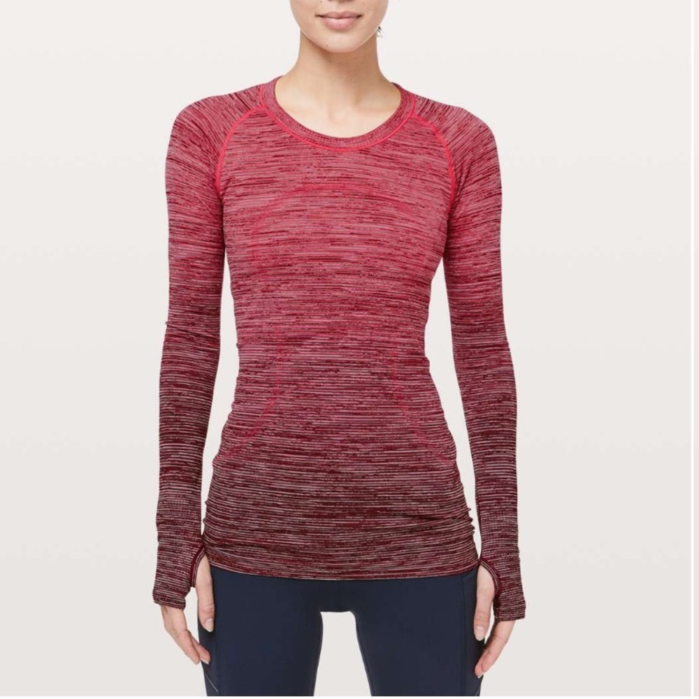 Lululemon swiftly tech long sleeve RARE color! Size 10